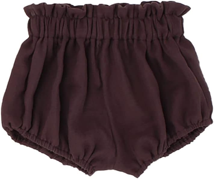Comfortable Ruffle Bloomers for Newborns - Soft Ruched Waist Summer Pjs