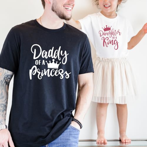 Daddy Daughter Matching Outfits 1st Fathers Day Gift Custom Dad Daughter Shirts