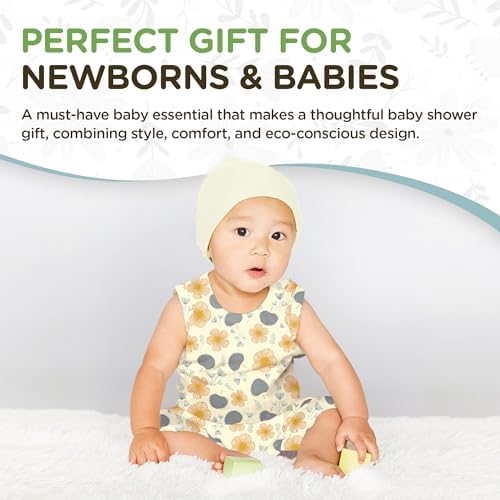 Babysoy Unisex Tank Romper for Little Ones Soft Playful Durable