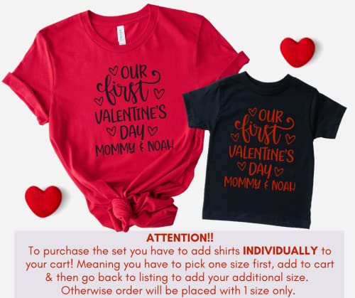 Our First Valentines Day Mommy and Me Matching Outfits