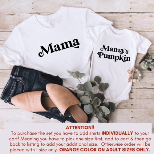 Handmade Thanksgiving Mommy-Momme Matching Outfits for Kids