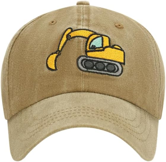 Adjustable Excavator Toddler Hat for Kids