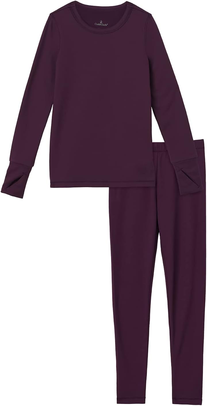 Cuddl Duds Girls Thermal Set - Warm Cushion Children