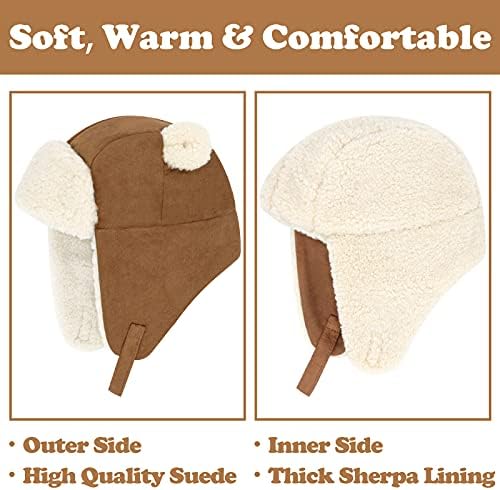 Sherpa Toddler Winter Beanie with Bear Ears