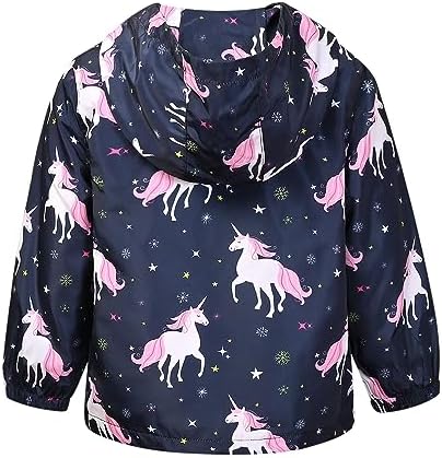 Jxstar Toddler Girls Waterproof Rain Jacket