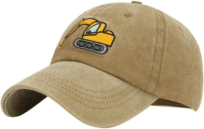 Adjustable Excavator Toddler Hat for Kids
