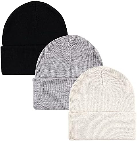 Hudson Baby Baby Knit Cuffed Beanie 3pk