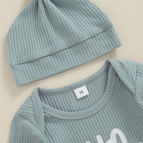 Newborn Baby Boy Coming Home Outfit Little Brother Romper Set