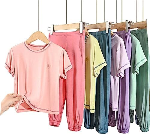 Comfortable Summer Casual Set for Kids - Soft Breathable Tops Pants