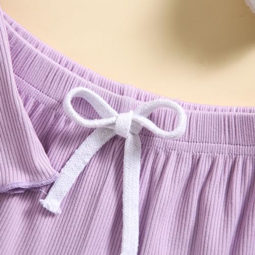 2PCS Toddler Girls Summer Outfits Set