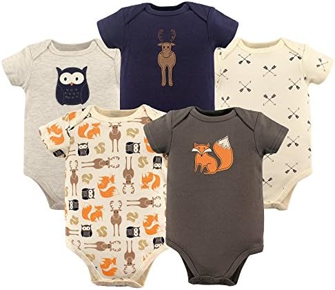 Luvable Friends Hudson Baby Cotton Bodysuits