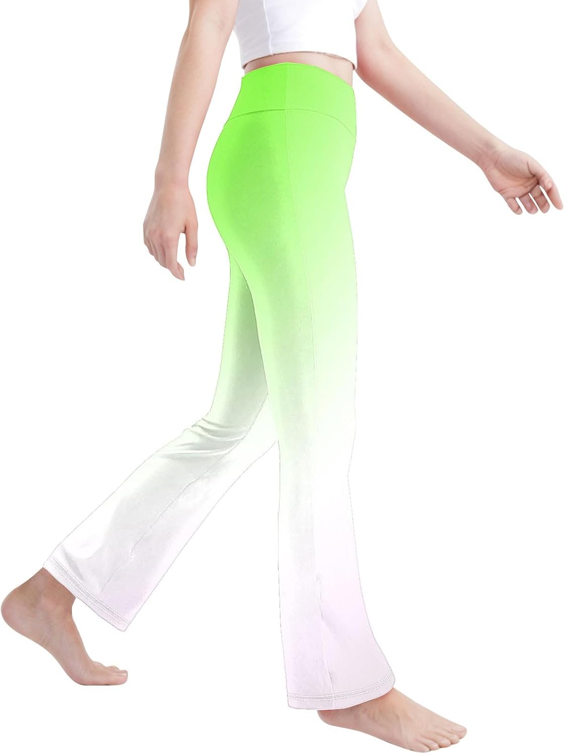 VIBRANT Gradient Straight-Line Leggings for Toddler Girls 2-13 Years