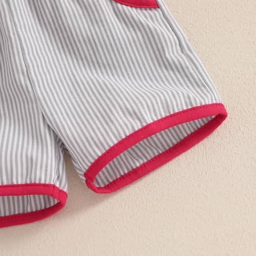 Girditemo Toddler Baseball 2-Piece Sets for Boys 3M-3T Summer Outfits