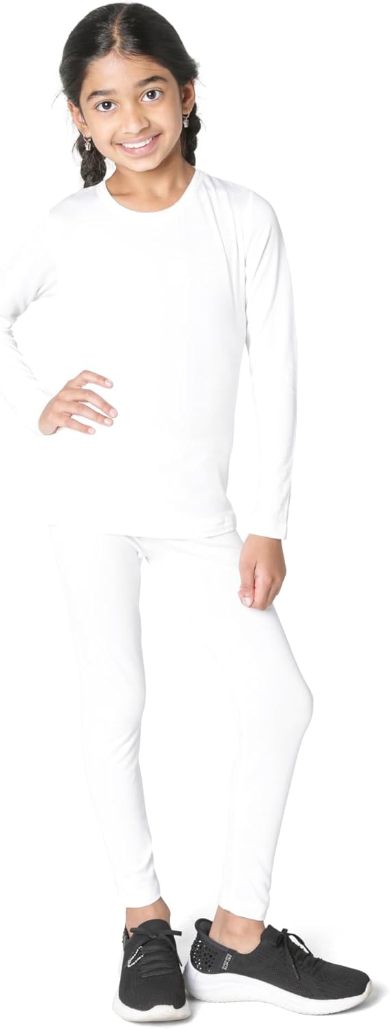 Girls Thermal Top and Bottom Underwear Set for Winter by EVERYDAY KIDS