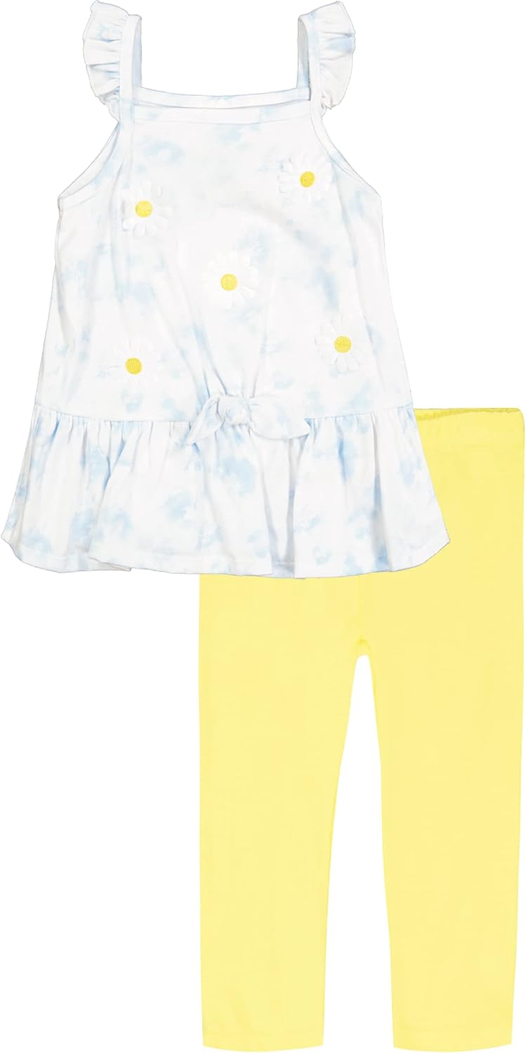 Kids Headquarters girls 2 Pieces Legging Set - Sturdy Soft and Fun