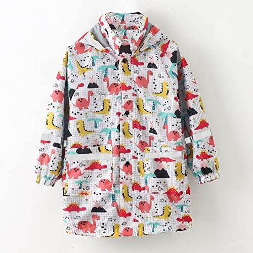Girls Warm Winter snow Hooded Raincoat