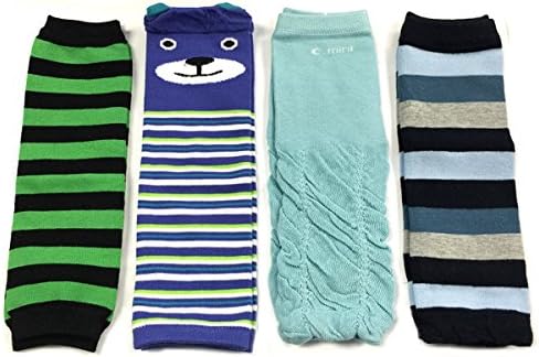 Allydrew 4-Pack Baby Toddler Leg Warmer Sets