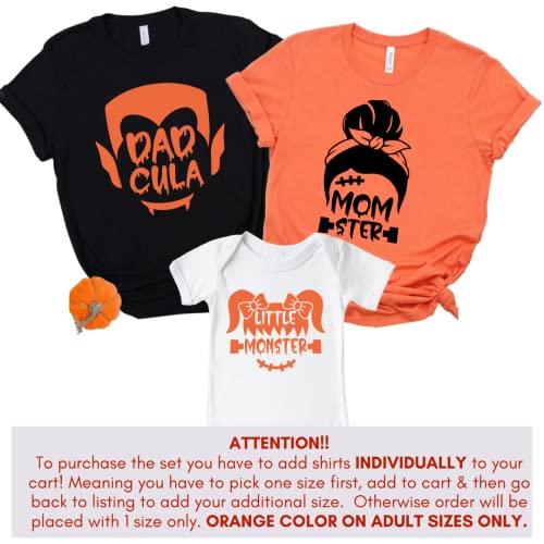 Momster Dadcula - Family Halloween Outfits for Trick or Treat More