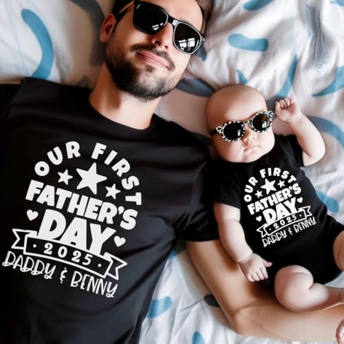 Customized Fathers Day Outfit Baby Bodysuit