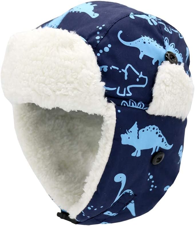 Sherpa Lined Baby Trapper Hat