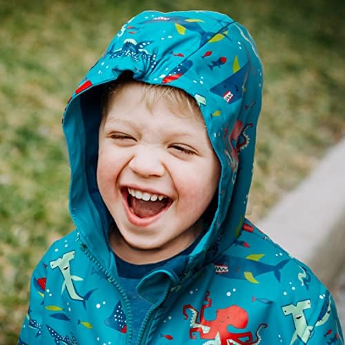 Stephen Joseph Unisex Child Raincoat Charcoal Floral 4-5T US