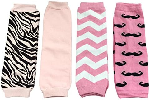 4Pack Baby Leg Warmer Set for Boys Girls