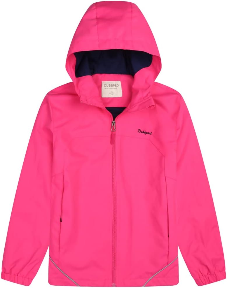 Dubbped Boys Girls Rain Jacket