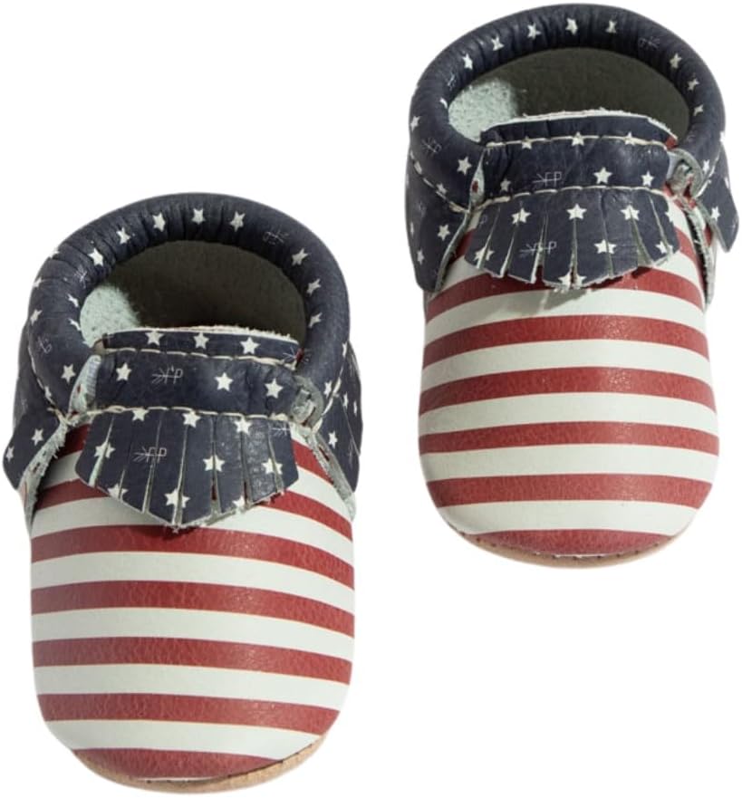 Freshly Picked Star Stripe Slippers for Kids