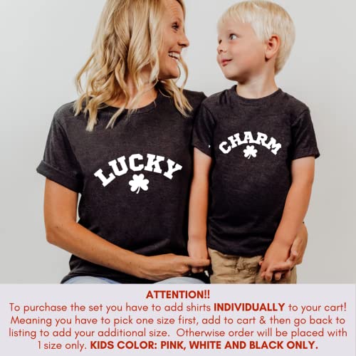 St Patricks Day Mommy Me Luck Charm Shirt