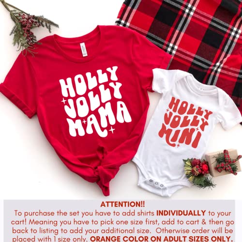 Merry Christmas Mommy Me Shirts - Mini jump Affordable Christmas Gift