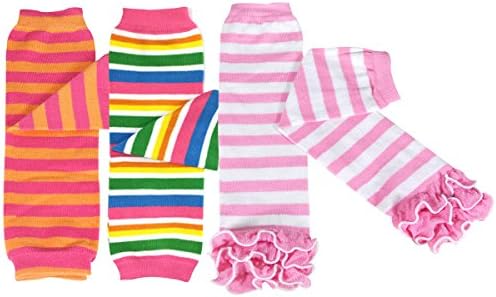 Bowbear Baby 3-Pair Playful Leg Warmers