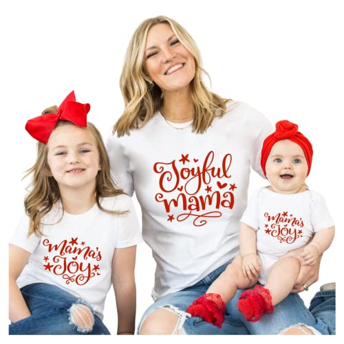 Matching Christmas Shirts for Mama and Baby