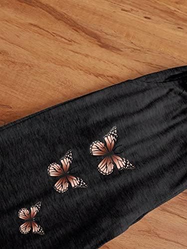 OYOANGLE Girls Summer Butterfly Tee Sweatpants Set