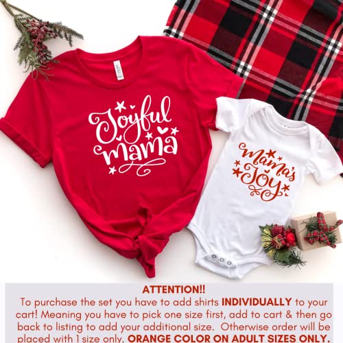 Matching Christmas Shirts for Mama and Baby