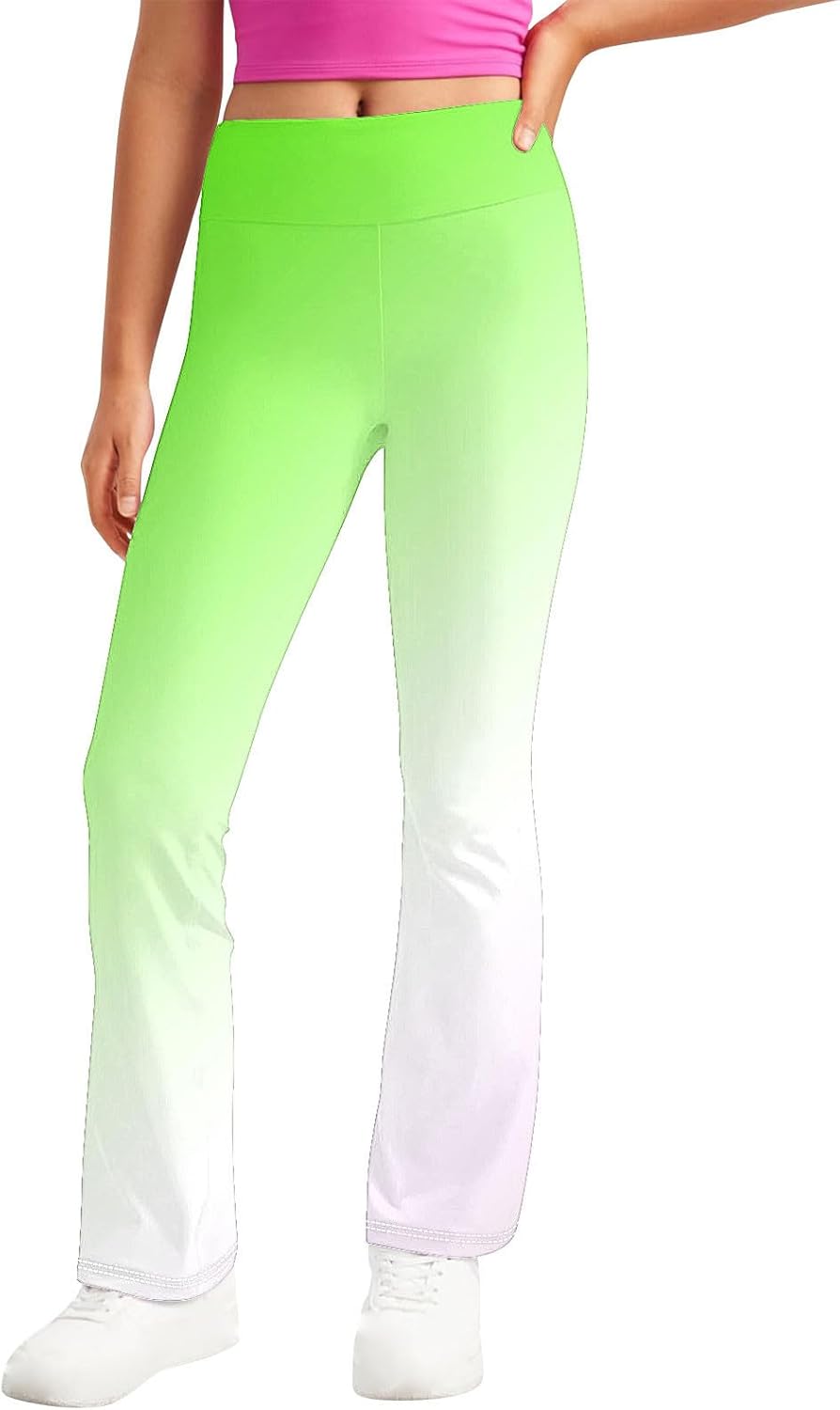 VIBRANT Gradient Straight-Line Leggings for Toddler Girls 2-13 Years
