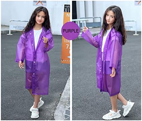RUISHYY Kids Rain Poncho 2-Pack