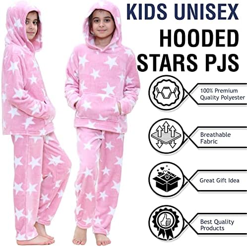 A2Z 4 Kids Girls Stars Print Pajama Set Soft Cozy and Stylishsets