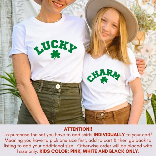 St Patricks Day Mommy Me Luck Charm Shirt