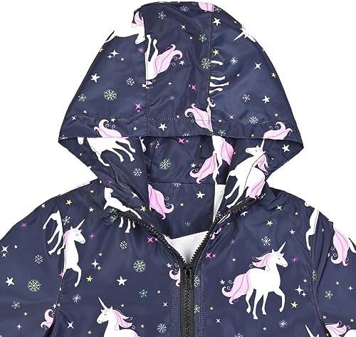 Jxstar Toddler Girls Waterproof Rain Jacket