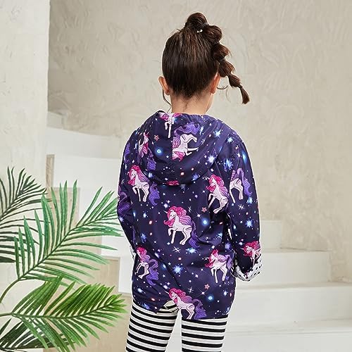 QPANCY Girls Lightweight Waterproof Hoodie