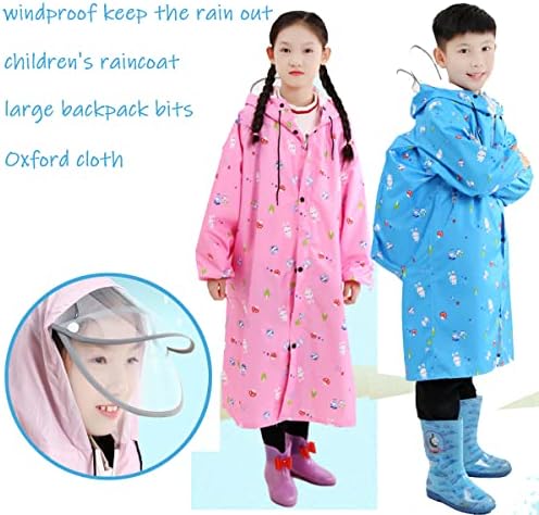 Kids Rain Wear CartoonChildren Toddler Raincoat Jacket Poncho for Boys Girls
