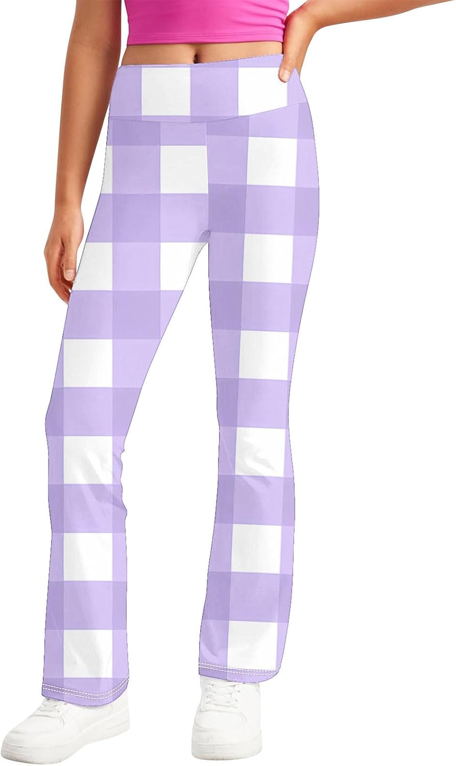 Chic Plaid Yoga Pants