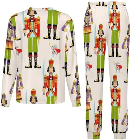 Thermal Underwear for Kids Christmas Nutcracker Candy Cane Pajama Set