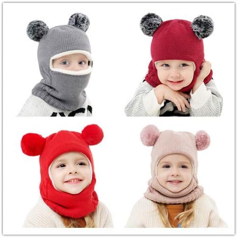 Cute Unisex Baby Winter Hat Scarf Set Best Gift for Little Ones