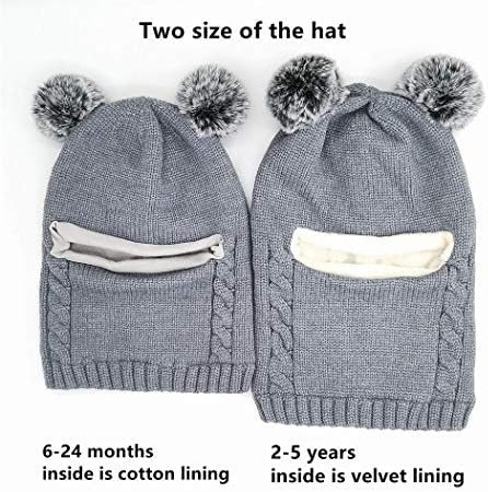 Cute Unisex Baby Winter Hat Scarf Set Best Gift for Little Ones