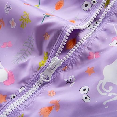 Kids Lightweight Water-Resistant Rain Jackets for Outdoor Use