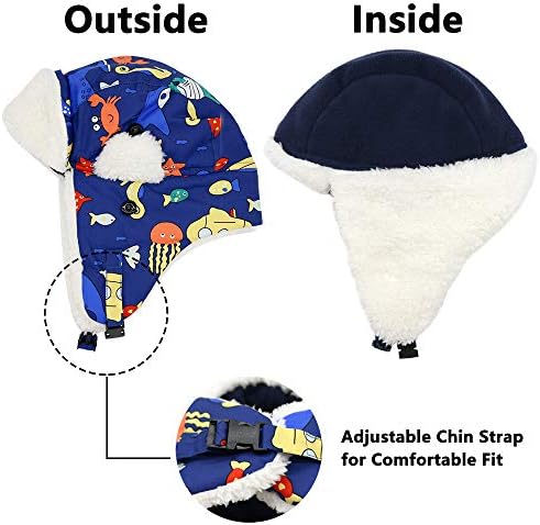 Sherpa Lined Baby Trapper Hat