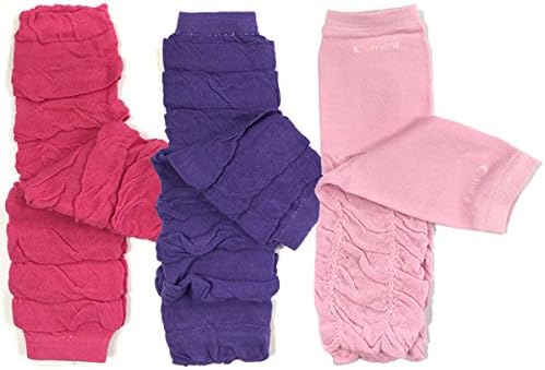 Bowbear Little Girls 3 Pair Gathered Ruffled Leg Warmers