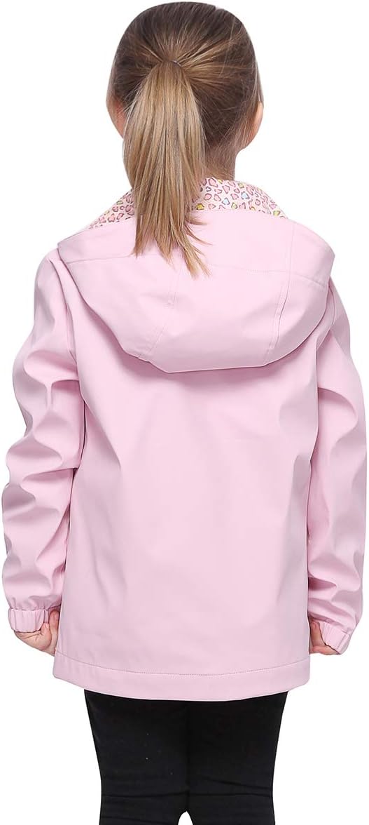 RokkaRolla Girls Waterproof Rain Jacket