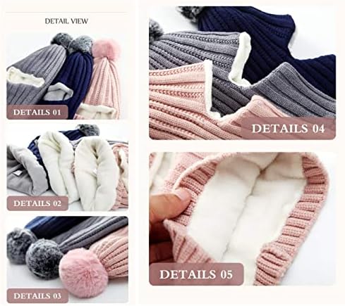 ZWA Baby Toddler Winter Hat Scarf